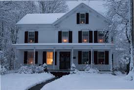Image result for house in snow pictures