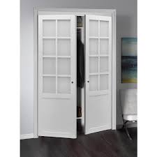 Reliabilt 48 In X 80 In White Flush Prefinished Mdf Pivot Door Hardware Included Lowes Com Reliabilt Pivot Doors Interior Closet Doors