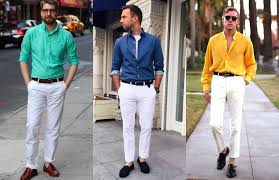 A derby looks better than an oxford as it's a bit chunkier and more. How To Wear White Trousers Modern Men S Guide