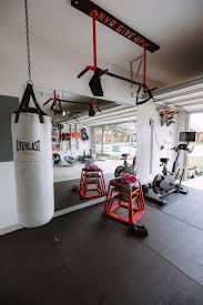 Check spelling or type a new query. Half Garage Gym On A Budget Gym Room At Home Home Gym Decor At Home Gym