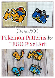 Over 500 Of The Best Pokemon Pixel Art Arts And Crafts For Kids Pixel Art Kids Art Projects
