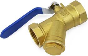 Amazon.com: Lmmdhi 1-1/4" Brass Y Type Filter Ball Valve ...