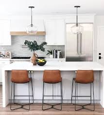 10 brown leather counter chairs for a
