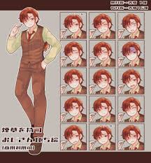 無料版有】煙草を持つおじさん 立ち絵 - 風車屋台 - BOOTH