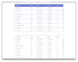 30 Simple Css3 Html Table Templates And Examples 2019 In Html Report Template Download In 2020 Table Template Templates Report Template