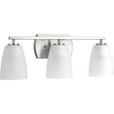 We did not find results for: Progress Lighting Leap Collection 3 Light Brushed Nickel Etched Glass Modern Bath Vanity Light P300133 009 The Home Depot