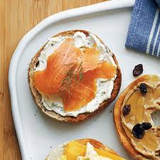 Although the term lox is sometimes applied to smoked salmon, they are different products. Cream Cheese And Smoked Salmon Bagel Recipe Myrecipes