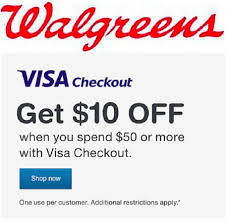 Check spelling or type a new query. Walgreens 10 Off 50 With Visa Checkout The Accidental Saver