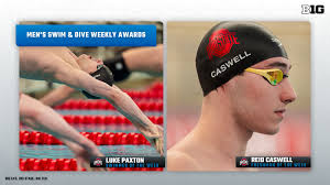 Ohio State Claims Men's Swimming & Diving Weekly Awards