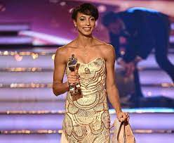 When you realize you became #olympicchampion. Malaika Mihambo Long Jump World Champion Reveals Her Workout Diet Hair Skin Routine Page 4 Of 4 Women Fitness