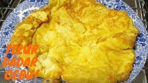 Telur dadar tembam ohh gebunyaa dapur tanpa sempadan. Cara Masak Telur Dadar Gebu Sedap Youtube