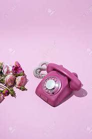 Pink princess is the combination of rococo and vintage parisian. Layout Made Of Pink Telephone On Pastel Background Retro Vintage 60 S And 70 S Aesthetic With Summer Shadows Flat Lay Stock Photo Picture And Royalty Free Image Image 155195314