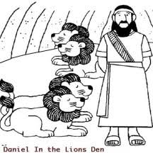 Free printable bible lesson on daniel and the lion's den. Daniel And The Lions Den Netart