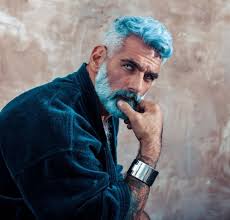 Arcticfoxhaircolor Ice Ice Baby Winter Is Still Going Strong And So Is Icy Blue Hair To Get Ant Hair And Beard Styles Icy Blue Hair Mens Hair Colour