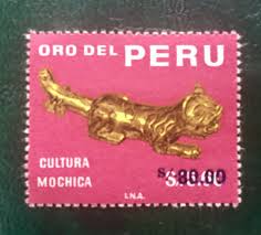 Peru Oro Del Peru Cultura Mochica Im Goldmuseum In Lima Zu Sehen Postage Stamps Cat Stamp Stamp