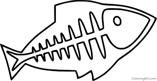 Educational coloring book for kids. Very Easy X Ray Tetra Coloring Page Coloringall