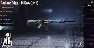 Pubg Mobile M16a4 Radiant Edge M16 Upgrade Skin Pubg Mobile Cool Prizes