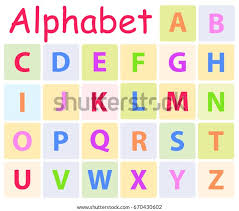 Benutzerdefinierte 26 alphabet buchstaben messing leder stempel / stamp holz. Multycolored Alphabet 26 Capital Letters Icons Stock Illustration 796676413 Shutterstock