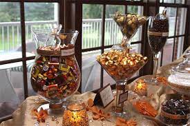 Our Fall Wedding Candy Buffet Fall Wedding Candy Buffet Candy Buffet Wedding Wedding Candy Table
