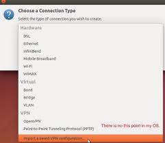 Network Manager Pptp Vpn Missing In Connection Type Dialogue In Ubuntu 16 04 Ask Ubuntu
