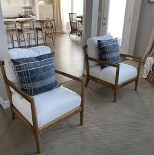 Ladder Back Wood Arm Accent Chair Cream Threshold Designed With Studio Mcgee In 2021 Accent Chairs Accent Chairs For Living Room Farmhouse Accent Chair