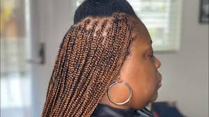 Box braids is a hairstyle which came in the pattern since the '90s. Box Braids On Thin Edges Youtube