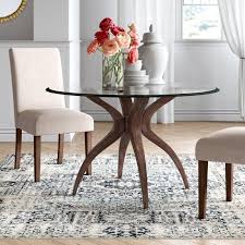Elderton Dining Table In 2020 Glass Top Dining Table Round Dining Table Glass Round Dining Table