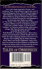 Tales of obsession: Mystery Stories of Fatal Attractions and Deadly Desires