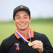 Viktor hovland, of norway, follows his shot out of a bunker onto the fourth green of the pebble beach golf links during the final round of the. Pro Golfer Viktor Hovland Net Worth And Earnings Details About His Relationship Wife Girlfriend And Family