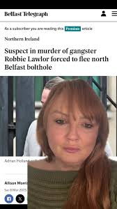 Robbie Lawlor update #journalist #reporter #crime #psni #belfast #gangland  #crimetiktok #ireland