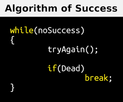 While Nosuccess Tryagain If Dead Break Programminghumor Programmer Humor Programmer Jokes Programmer Quote