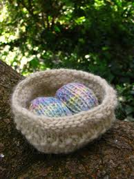 Like many knitters i know, i have picked up exquisite little balls of habu yarn over the years with no real idea of how or even if i was going to use them. Easter Nest And Egg Pattern Tutorial Natural Suburbia