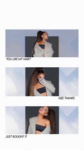 You Like My Hair Gee Thanks Just Bought It Lyrics Pin On Ari Locks