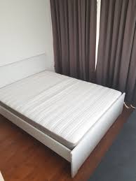 Aed 650 3 images furniture, home & garden ‪>‪ furniture ‪>‪ beds & bed sets 11 june 2021. Ikea Queen Size Bed And Mattress Furniture Home Living Furniture Bed Frames Mattresses On Carousell