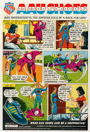 Aau Shuperstar Vintage Comic Book Ad Vintage Comic Books Sinister Race For Life