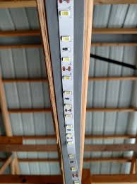 Inexpensive Garage Lights From Led Strips In 2020 Garage Lighting Led Garage Lights Led Work Light