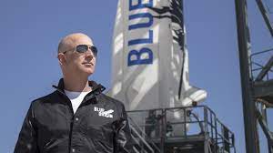 Jeff bezos is holding a press conference following his company blue origin's first human spaceflight. Jeff Bezos Rocket Man Bloomberg