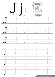 Letter J Tracing Worksheet Alphabet Worksheets Preschool Writing Practice Worksheets Alphabet Worksheets