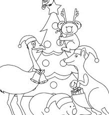 Christmas Colouring Sheets Themed With Australian Animals Brisbane Kids Christmas Coloring Printables Australian Christmas Christmas Coloring Sheets
