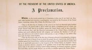 The act or an instance of emancipating. Emancipation Proclamation Copy Sells For 2 1m At New York Auction Politico