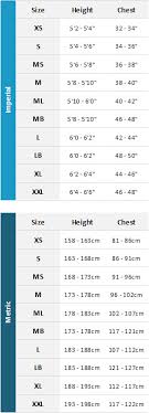 39 Abiding Dry Suit Size Chart