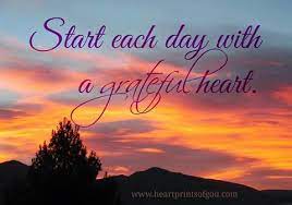 Start Each Day With A Grateful Heart Ben Francia