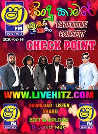 ( nuwan songs box ). Shaa Fm Sindu Kamare Valentine Concert With Check Point 2020 02 14 Www Livehitz Net