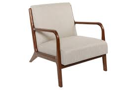 Gace Wood And Upholstered Mid Century Accent Chair Ashley Furniture Homestore In 2021 Mid Century Accent Chair Upholstered Accent Chairs Mid Century Accents