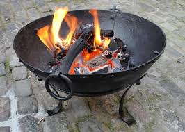 Concrete bowl mini fire pit. Buy Small Indian Fire Pit Bowl With Stainless Steel Cooking Grill Delivery By Crocus