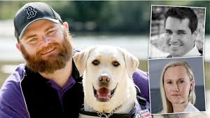 Police officer Damien Buckley's anguish soothed by PTSD dog BJ
