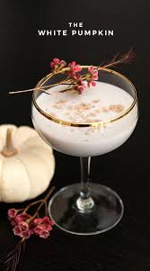 The White Pumpkin Cocktail Pumpkin Cocktail Spiced Rum Cocktails Pumpkin Spice Cocktail