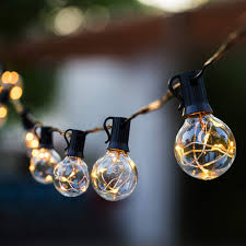 Teletrogy 38 5 Ft G40 Globe String Lights Led 30bulbs Hanging Indoor Outdoor String Lights Ip65 Waterproof Patio Lights Decorative String Lights For Backyard Patio Party Wedding Gazebo Porch Garden Ul Amazon Com
