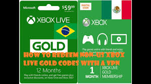 You may not be able to use this code if your subscription has 30 or less days left. How To Redeem Region Locked Non Us Xbox Live Gold Codes With A Vpn Youtube