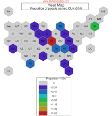 CUNIGAN Last Name Statistics by MyNameStats.com